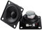 Lot de 2 haut-parleurs portables de 6,3 cm 4 Ohm 20 W - En tissu - Compatible avec Harman - Compatible avec les haut-parleurs d'étagère Kardon