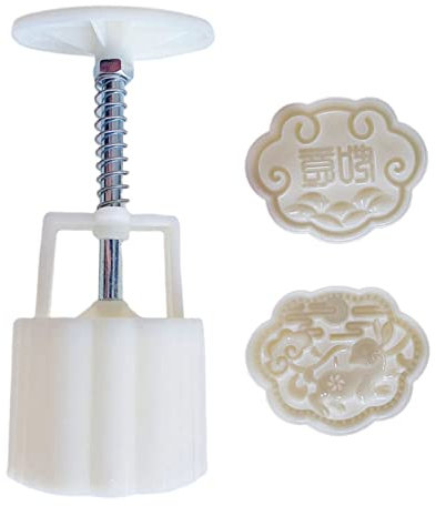 Form mit 2 verschiedenen Mustern, Gebäckstempel, Mittelherbst-Stempel zum Backen