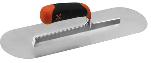 Mondelin - Platoir de dallagiste lame inox double arrondis