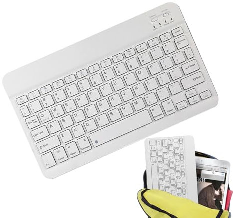 Portable Wireless Keypad, Quiet Computer Keypad, Rechargeable Wireless Keypad, Low-Profile Keyboard for Smartphones, Handheld Wireless Keypad, Compact Rechargeable Keypad, Smartphone Keypad, Wire