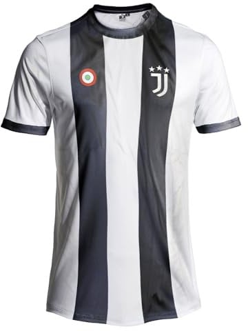 2024 2025 Schwarz Weiß Fußballtrikot Offizielle Replik, Heim, XXL