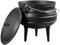 UWEOTYYY Cauldron Cast Iron 0.8L Witch Cauldron with Lid & Handle Cast Iron Pot with 3 Long Legs Outdoor for Camping Fireplace Witchcraft Halloween