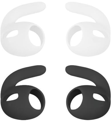 2 Paar Ohrbügel für Airpods 4, EarHooks für AirPods 4, Sport Halterung Kompatibel mit AirPods 4, Haken für Airpods, Silikon Ohrbügel für AirPods 4 (for AirPods 4)