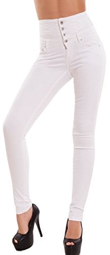 Toocool - Jeans Donna Pantaloni Skinny Vita Alta Sigaretta Colorati Elastici Nuovi M5342