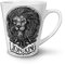 Bestia Animal León Rey Taza de café con leche 12/17oz