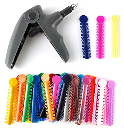 SUPVOX 41PCS Dental Orthodontics Elastic Ligature Ties Elastici gommini elastomerici