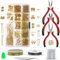 Yizunnu Joyería Hacer Starter Kit de reparación de herramientas de bricolaje Artesanía Alicates de alambre Accesorios