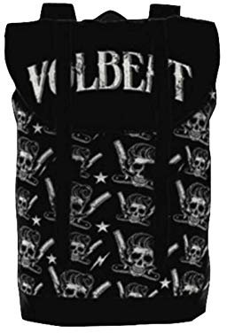 Volbeat Backpack Heritage Bag Barber Skull Band Logo allover Nue offiziell One Size