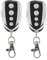 QiliLuck Lot de 2 télécommandes universelles pour porte de garage et portail 433,9 MHz avec quatre canaux - Remplacement idéal