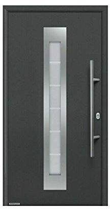 Hörmann Haustür Thermo46 - anthrazit - BxH: 1100x2100 mm - DIN Rechts - Motiv 750C