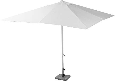 La Pagoda Promo Garden - Ombrellone 2X3 con manovella - Cotone180G/M2 Bianco