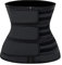 YIANNA Taillentrainer für Damen, Latex-Unterbrustgürtel, JSculpt, doppelter Trainingsgürtel, Workout, Sport, Girdle, D-Black (Triple Straps), XX-Large