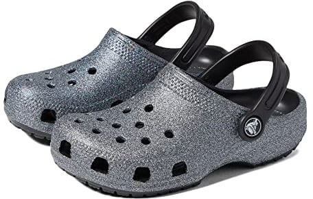 Crocs Unisex Kids Classic Clog T Clog, Black, 4 UK