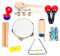 Boxiki Kids Musikinstrumente Set 16 Stück. Rhythmus und Musikspielzeug für Kleinkinder von 1 bis 3 Jahren. Enthält klanghölzer, Shaker, Tamburin, Handgelenkglocken & Maracas für Kinder.