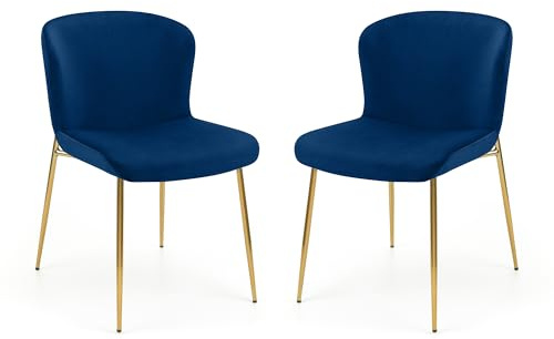 Julian Bowen Harper Esszimmerstuhl, 2 Stück, blau