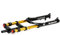 TISORT Fourche À Suspension VTT 26 Pouces, 1-1/8 Double Épaule Fourche Motoneige/VTT 135mm Ressort d'air Vélo De Montagne Amortisseur Fourche DH/AM