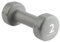 Wonder Core Hantel Neopren Hexagon, Gewichte Hantel - Grau - 1x 2 KG - Workout Fitness Krafttraining Zubehör