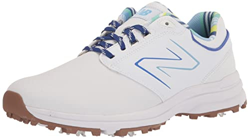 New Balance Women's Brighton Golf Shoes, 6-11, White, 9 Wide