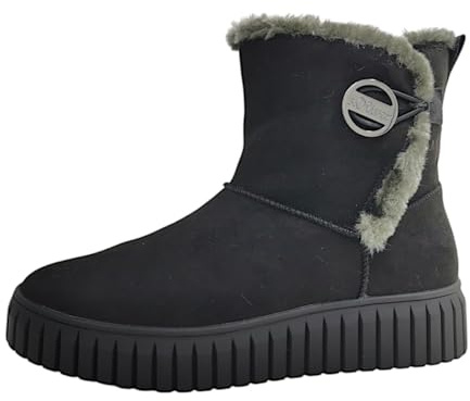 s.Oliver Damen Winterstiefel ohne Absatz Gefüttert Vegan
