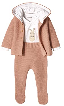 VERTBAUDET 3-teiliges Set zur Geburt, Schaumstoffstich, Puderrosa, 9 m (71 cm)