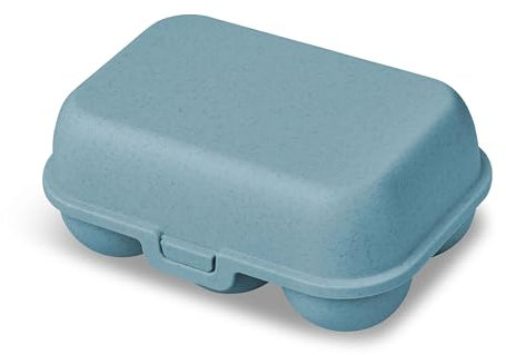 Koziol Huevera Eggs To Go Mini, para 6 huevos Plástico Nature Flor Azul 7186716