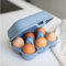 Koziol Huevera Eggs To Go Mini, para 6 huevos Plástico Nature Flor Azul 7186716