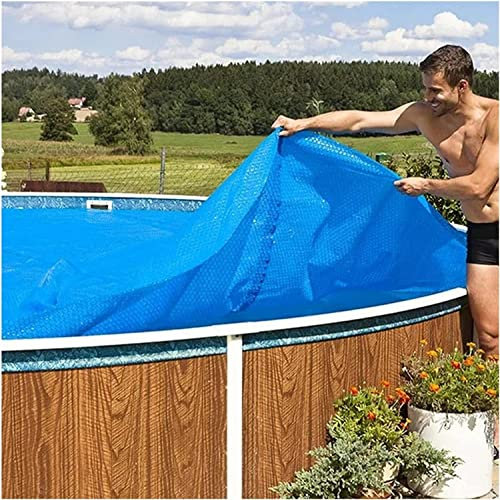 OKUOKA Film Isolation Thermique Bâche de Piscine Diamètre 9m 7m 6m 5m 4m 3m 2m Diameter, Couverture Thermique Flottante Bulles Lourde Piscine Ronde au Sol (Size : 5ft/1.5m)