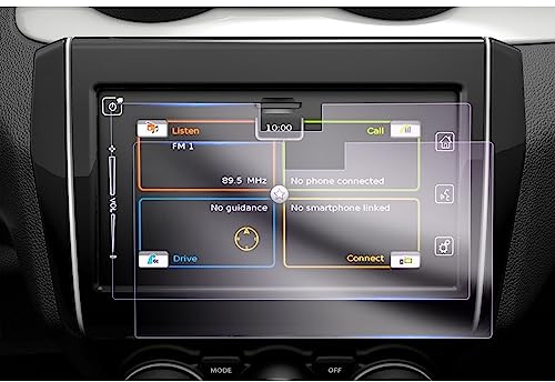 GAFAT [2 Stück] 2017-2023 2024 Suzuki Swift Vitara Ignis Jimny Baleno 7 Navigation Schutzfolie, Nano Displayschutzfolie für Suzuki SLDA 7 Display Audio System, 6H Anti-Kratzen