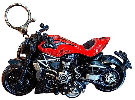 Doyomtoy Porte-clés moto lourde Cooler, réplique d'une moto, porte-clés personnalisé, pendentif décoratif, cadeau, objet de collection.…