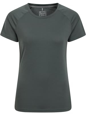 Mountain Warehouse Quick Dry Womens T-Shirt - Comfortable & Lightweight Ladies IsoCool Tee Shirt - Spring Summer, Walking, Holiday & Outdoors Khaki 20