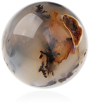 NKlaus Ágata dendrita, piedra preciosa, ágata paisajística, 40 mm, balance energético, piedra natural 14917