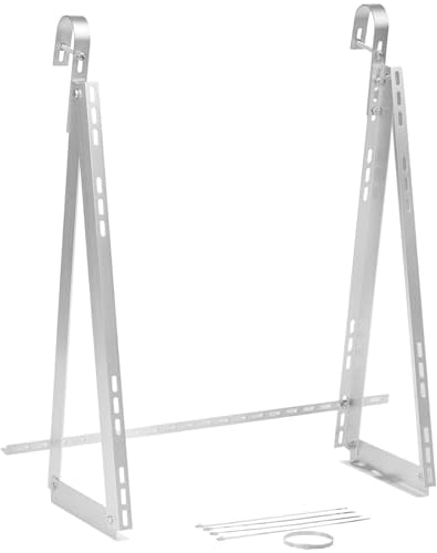 revolt Solarmodulhalterung: Balkongeländer-Halterungen für Solarmodule bis 77cm, 20° - 60° Neigung (Aluminium Solarpanel Halterung, Solarpanel-Montagesätze, Balkonkraftwerk)