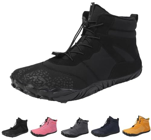 Chaussures pieds nus d'hiver pour homme et femme - Imperméables - Rapide - Automne - Hiver - Chaussures pieds nus - Séchage - Chaussures de trail - Chaussures de randonnée - Chaussures à orteils hauts