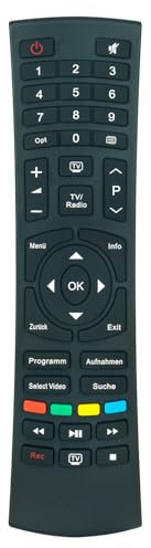 VINABTY RC2634201/01B Fernbedienung ersetzen Passend für Kabel Deutschland Receivers KD-RCI88-320-V2 RCI88-1000-V2 SMT-C7200 DCI85HD
