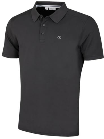 Calvin Klein Mens Campus Polo Shirt - Charcoal - M