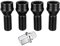 Pernos de Rueda,Tornillos de Rueda 4 Unids/Set M14 X 1.25 Rueda De Bloqueo De Hub De Bloqueo De Tuercas Tuercas Antirrobo Con Llave Uso apto para BMW R50 R52 R53 1 2 3 4 5 6 7 Series Para Mini