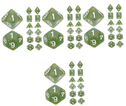 ibasenice 8sets Sided Dice Game for Boys and Girls Dice Rolling for Party Bar Family Gathering Bar Props