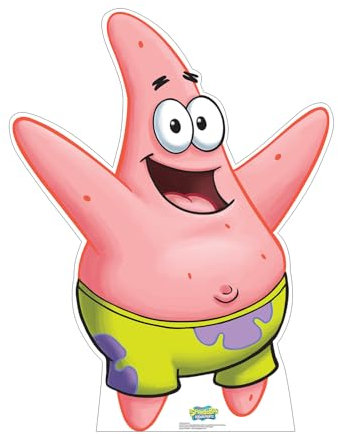 Cardboard People Patrick Star Pappaufsteller in Lebensgröße, Spongebob Schwammkopf (TV-Serie)