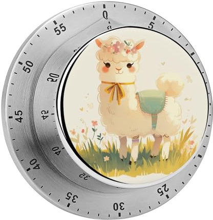 Zeitschaltuhr Niedliches Alpaka Küchentimer Countdown Magnetischer Timer Mechanischer Timer Für Backen Kochen Backofen