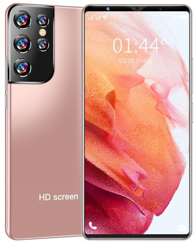 Smartphone sbloccato Android Economico, 5,72 pollici, 1 GB RAM, 8 GB ROM, doppia SIM, fotocamera 2 MP+2 MP, batteria 1800 mAh (oro rosa)