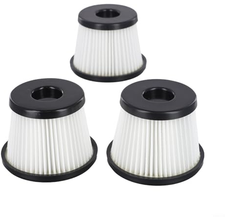 3 Stück Vakuumersatzteile für Silvercrest Akku Staubsauger, Ersatzfilter für Ambiano Akku Staubsauger Filter Ersatzteile für Shazb 29.6B2 Vacuum Cleaner Filter Filters Vacuum Filter