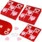 NOPKESV Bulk Pack von 5 Tic Tac Toe Spiel für Erwachsener Valentinstag Paar Spiel für Kinder Mini-Brettspiel Spielzeug Geburtstag Party Favors Karneval zum Valentinstag