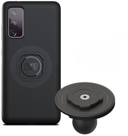 Quad Lock 1 Ball Top Cap Phone Mount Kit with MAG Phone Case and MAG Wireless Charging Head for Galaxy S20 FE, Compatible with RAM 1 Socket arms for Car, Truck or RV.