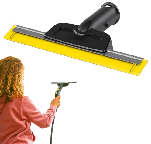 Boquilla de ventana para limpiador de vapor Karcher, accesorio de limpieza de vapor para Kärcher SC1 SC2 SC3 SC4 SC5 SC7, limpiacristales sin rayas de espejo cristal azulejos ventanas (amarillo)