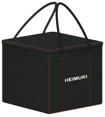 HEIMUNI Aufbewahrungstasche Gartenauflagen Schutzhülle Polsterauflagen | Aufbewahrungstasche für Auflagen Auflagentasche für Gartenmöbel Kissen Polsterauflagen Weihnachtsbaume 80x80x80cm