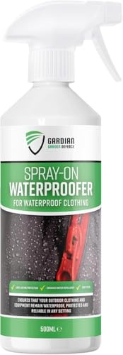 Gardian Defence Waterproofing Spray for Jackets and Outdoor Clothing - 500ml Heavy-Duty Waterproof Spray for Fabric, Coats, Rain Gear, and Tents - Rain Repellent