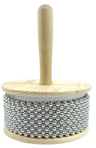 Cabãsa aus Holz – Holz, Handshaker, weicher Rhythmus | Langlebiges | HandPercussionsinstrument, Rassel für Gruppenauftritte, Studio-Aufnahme und
