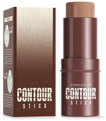 EONFAVE Bronzer Stick, Contour Stick für Gesicht, Cream Bronzer zum Definieren und Modellieren, Multi Stick mit Natürlicher Textur, Blendbare Formel für Kontur, Highlight und Make Up Look