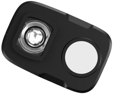 View Lens Attachment Pocket Camera Glass Add-on, Aluminum Alloy Rotate Mount for Selfie Vlog Travel Clips and Group Photos Daily Wide View Lens Attachment Pocket Camera Glass Add on Selfie Vlog Travel