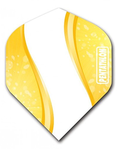 Pentathlon Vizion Spiro Standart Dart Flights (3 STK Vizion Spiro Standart Flights:Gelb